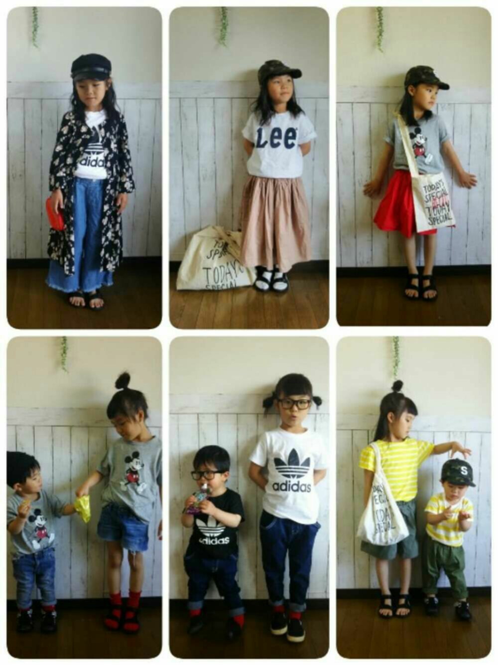 その他のトップスを着用したキッズの春コーディネートの1枚目の写真