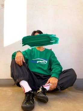 「寅一（トライチ）のアイテム」を使った、N.さん（メンズ・173cm）の冬コーディネート