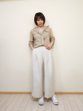 37℃さん（レディース・153cm）の春コーディネート