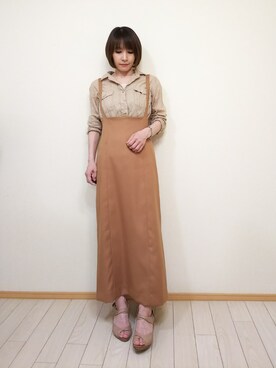 37℃さん（レディース・153cm）の春コーディネート