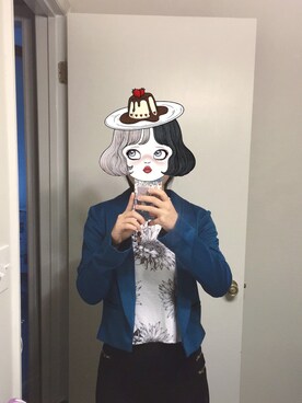 「asos（エイソス）のアイテム（ブルゾン）」を使った、Bearwenさん（レディース・160cm）の秋コーディネート