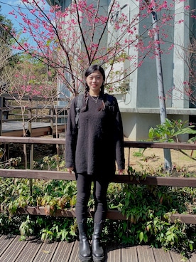 「Lui's（ルイス）のアイテム（アクセサリー）」を使った、3十3さん（レディース・164cm）の冬コーディネート