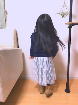 「OSHKOSH（オシュコシュ）のアイテム（ブーツ）」を使った、Rinaman★さん（キッズ・80cm）の春コーディネート