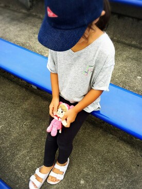「ドラフトGAP」｜Lizumamさん（キッズ・110cm）の夏コーディネート