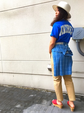 山田yanさん（レディース・155cm）の夏コーディネート