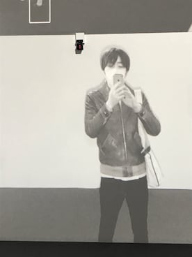 「A.P.C.（アーペーセー）のアイテム（ライダースジャケット）」を使った、iiiii38さん（メンズ・175cm）の冬コーディネート