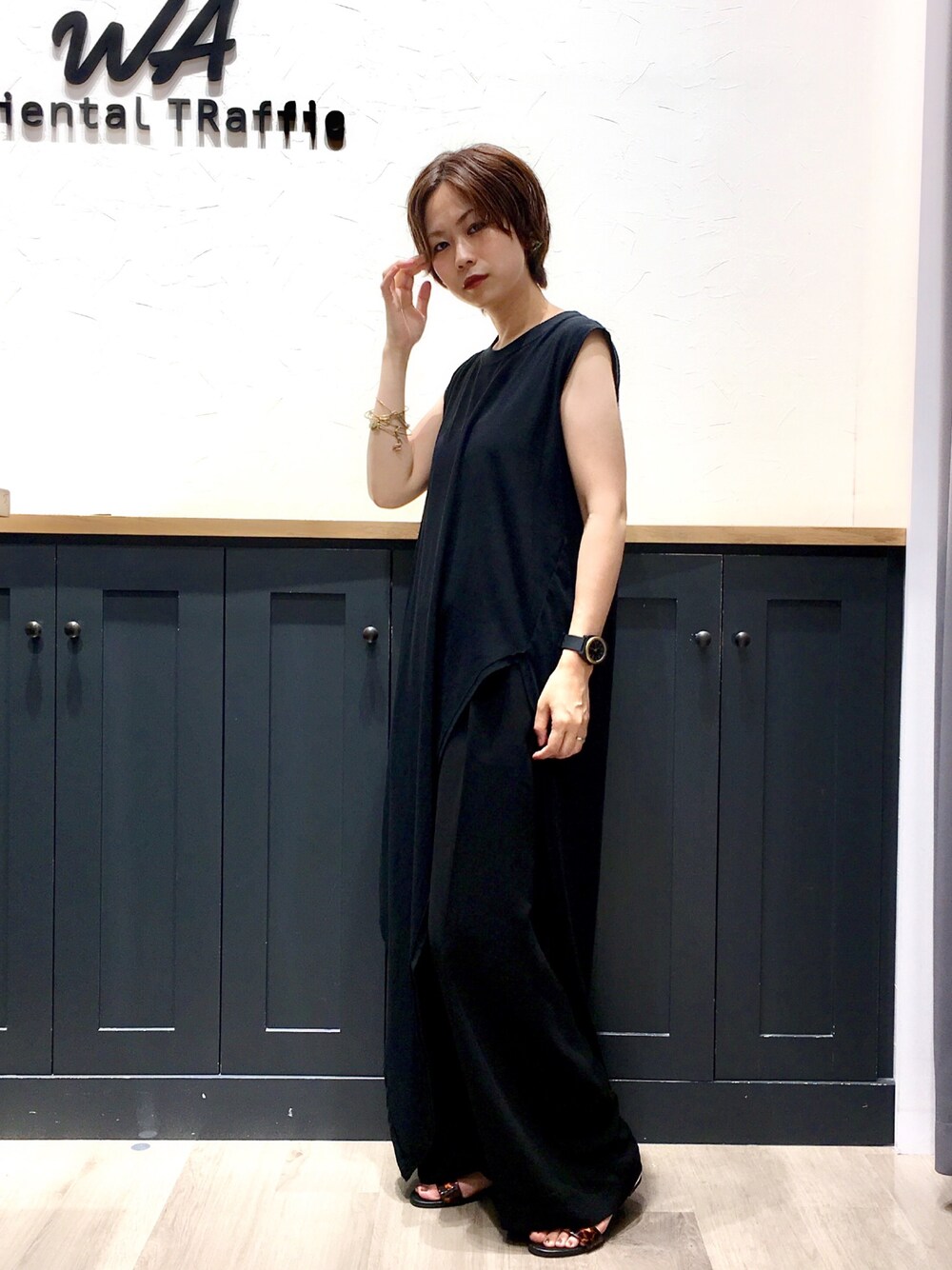 6（ロク）の「＜6(ROKU)＞MUSUBI SLEEVE LESS TEE/ノースリーブ о（T 