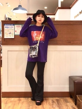 「ORTR（オーアールティーアール）のアイテム」を使った、yumiさん（レディース・155cm）の春コーディネート