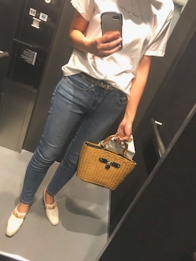 「Yves Saint Laurent（イヴサンローラン）のアイテム（サンダル）」を使った、Say0さん（レディース・164cm）の夏コーディネート
