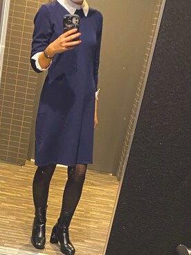 「Ralph Lauren」｜「アイテム（ワンピース/ドレス）」を使った、Say0さん（レディース・164cm）の冬コーディネート