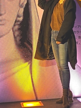 「GYDA（ジェイダ）のアイテム（その他アウター）」を使った、Say0さん（レディース・164cm）の冬コーディネート