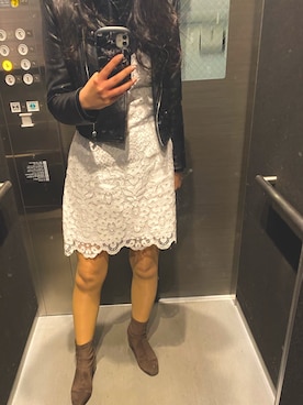 「Abercrombie&Fitch（アバークロンビーアンドフィッチ）のアイテム（ワンピース/ドレス）」を使った、Say0さん（レディース・164cm）の春コーディネート