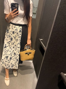 「Yves Saint Laurent（イヴサンローラン）のアイテム（サンダル）」を使った、Say0さん（レディース・164cm）の夏コーディネート