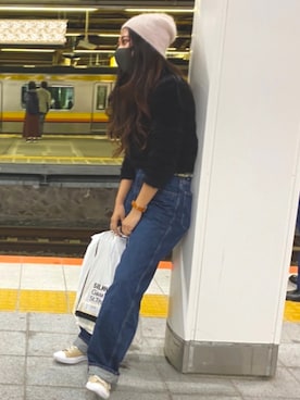 「Bershka（ベルシュカ）のアイテム」を使った、Say0さん（レディース・164cm）の秋コーディネート