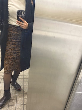 「UNIQLO（ユニクロ）のエクストラファインメリノリブタートルネックセーター（長袖）（ニット/セーター）」を使った、Say0さん（レディース・164cm）の冬コーディネート