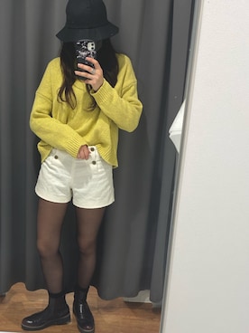 「ONIGIRI（オニギリ）のアイテム（トップス）」を使った、Say0さん（レディース・164cm）の冬コーディネート