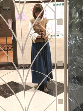 「DAPHNE（ダフネ）のアイテム（シューズ）」を使った、Yuchiさん（レディース・161cm）の秋コーディネート