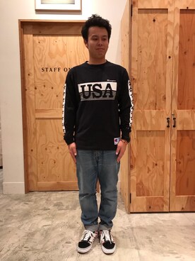 パンチのかわさきさんのコーディネート