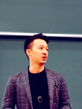 「アイテム（スーツジャケット）」を使った、YuCaiさん（メンズ・172cm・30代）の冬コーディネート