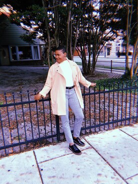 「EXPRESS（エクスプレス）のアイテム（トップス）」を使った、Jazzさん（レディース・170cm）の冬コーディネート