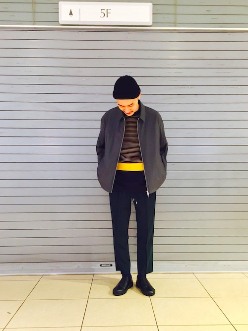 UNITED TOKYO MENS �V�hYamamoto����̃u���]���u�I�[�o�[�T�C�YZIP���C�g�u���]���iUNITED TOKYO�b���i�C�e�b�h�g�E�L���E�j�v���g�����R�[�f�B�l�[�g