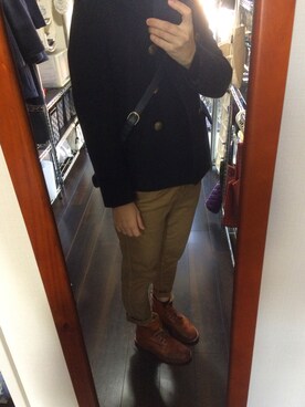 「Tricker's（トリッカーズ）のアイテム」を使った、37chancoさん（レディース・162cm）の冬コーディネート