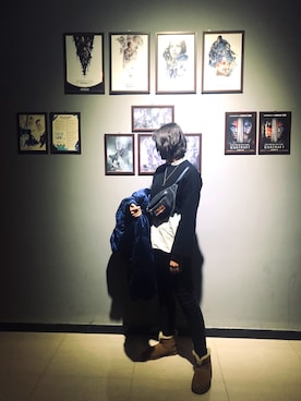 「腰包」｜MavisYANさん（レディース・172cm）の冬コーディネート
