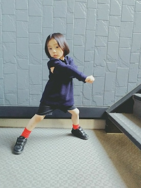 「NIKEスニーカー」｜☆aoema☆さん（キッズ・100cm）の春コーディネート