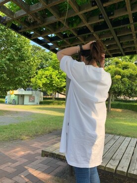 「ALLUMER（アリュメール）のアイテム（ワンピース/ドレス）」を使った、h❢r☻m❢さん（レディース・155cm）の春コーディネート