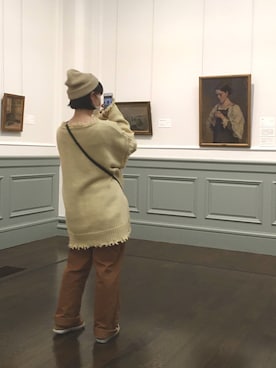 「Mos（モス）のアイテム」を使った、リツコさん（レディース・153cm）の冬コーディネート