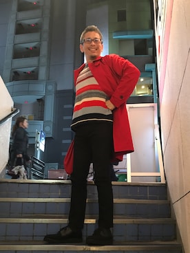 「もう寒い」｜コールちゃん。さん（メンズ・169cm）の秋コーディネート