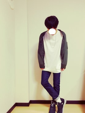 「COMME CA ISM（コムサイズム）のアイテム（ブルゾン）」を使った、s_nさん（メンズ・170cm）の春コーディネート