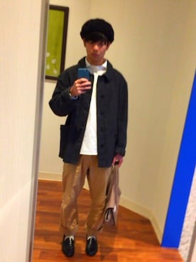 にしぴっぴさん（メンズ・171cm）の冬コーディネート