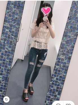 「でにむ」｜「アイテム（その他トップス）」を使った、jiaさん（レディース・160cm）の冬コーディネート
