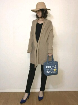 「GRL（グレイル）のアイテム（ピアス（両耳用））」を使った、直月さん（レディース・162cm）の春コーディネート