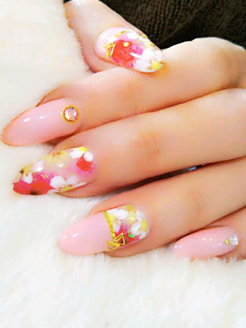 直月さんの（クリアフラワー）を使ったコーディネート