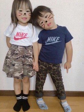 RuaRiku✱゚さん(キッズ・90cm)の秋コーディネート