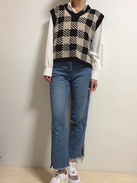 「shein」｜suzuさん（レディース・164cm）の春コーディネート