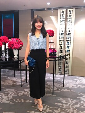 「VALENTINO（ヴァレンティノ）のアイテム（ドレスシューズ）」を使った、vikiさん（レディース・163cm）の冬コーディネート