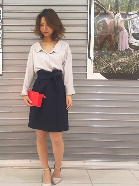 「BSTR」｜「アイテム（その他）」を使った、mnmyさん（レディース・156cm）の春コーディネート