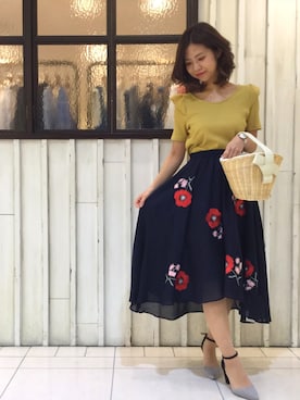 mnmyさん（レディース・156cm）の春コーディネート