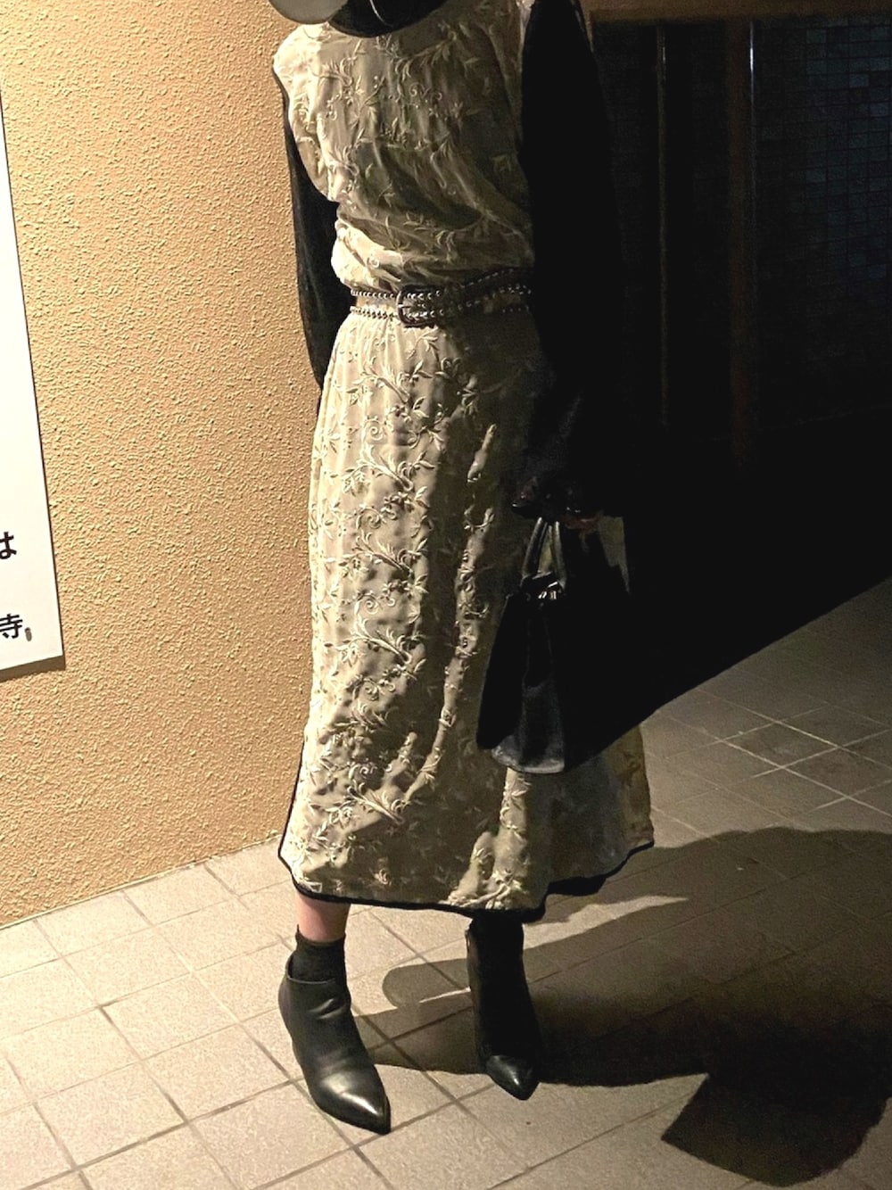 アメリヴィンテージ クリアベルト CLEAR BALL STUDS BELT Ameri（アメリ）の「CLEAR BALL STUDS BELT（ベルト）」 - WEAR