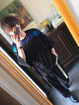 「シャリーフ(SHAREEF)」｜「アイテム（アクセサリー）」を使った、つばにゃんさん（メンズ・170cm）の夏コーディネート