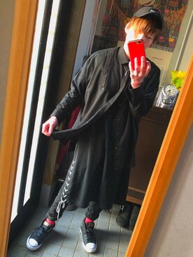 「ファセッタズム」｜「アイテム（アクセサリー）」を使った、つばにゃんさん（メンズ・170cm）の冬コーディネート