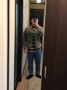 「Levi's（リーバイス）のアイテム（その他アウター）」を使った、dare_sk8さん（メンズ・166cm）の春コーディネート