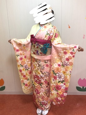「二十歳」｜れなさん（レディース・160cm）の冬コーディネート