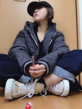 まゆ❤︎さん(レディース・156cm)の冬コーディネート