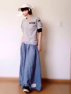 まゆ❤︎さん（レディース・156cm）の春コーディネート