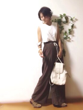 まゆ❤︎さん（レディース・156cm）の夏コーディネート