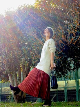 まゆ❤︎さん（レディース・156cm）の秋コーディネート